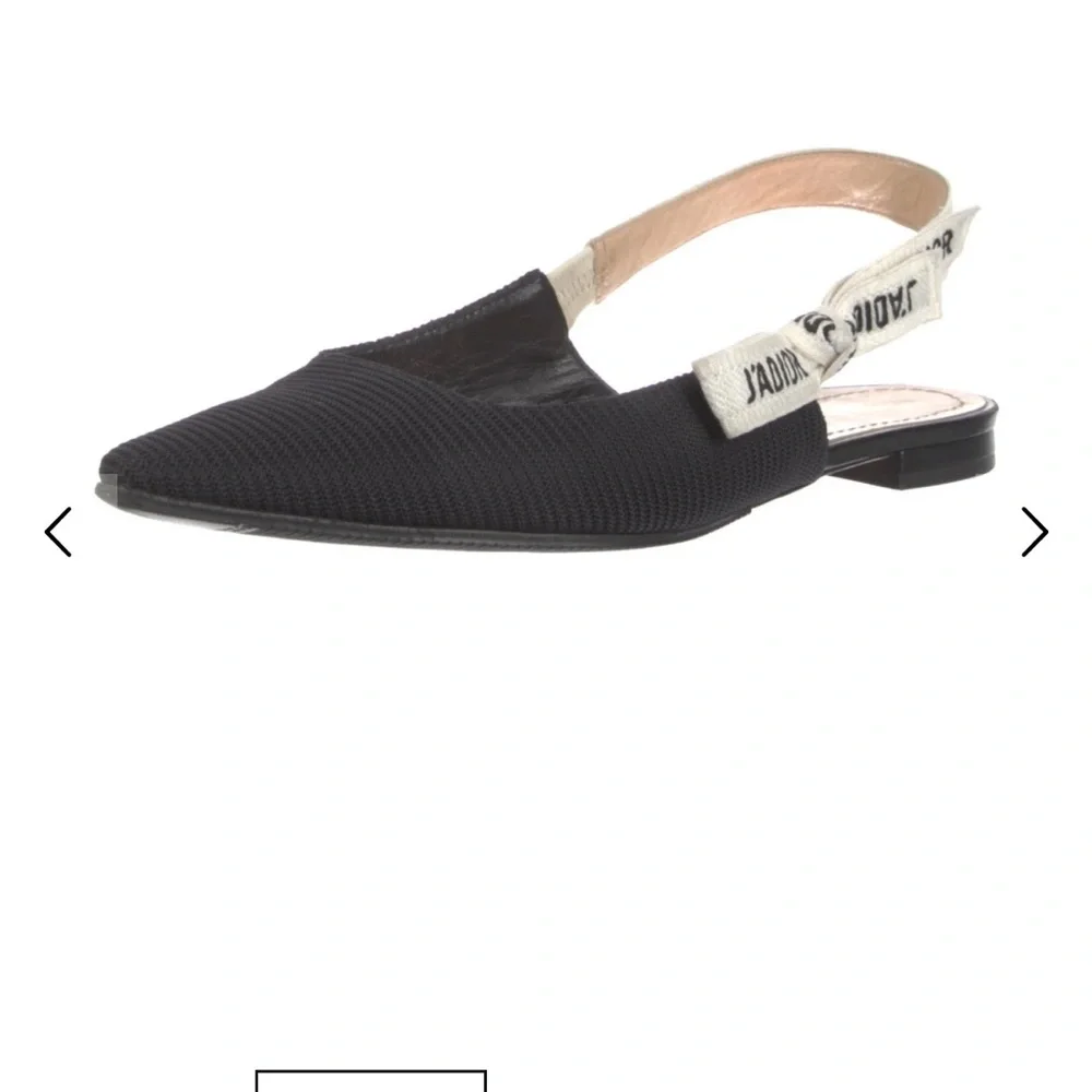 Christian Dior J’adore Printed Slingback Flats - Picture 2 of 5